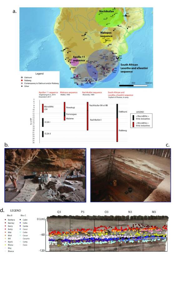 Technical expressions and societies in Southern Africa at the Pleistocene - Holocene transition